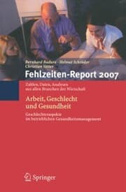 Cover von Fehlzeiten-Report 2007