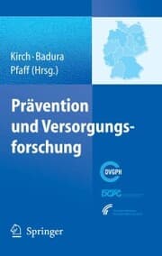 Cover von Prävention und Versorgungsforschung