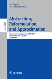 Cover von Abstraction, Reformulation, and Approximation