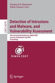 Cover von Detection of Intrusions and Malware, and Vulnerability Assessment