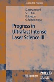 Cover von Progress in Ultrafast Intense Laser Science III