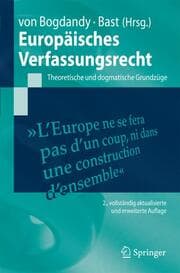 Cover von Europäisches Verfassungsrecht
