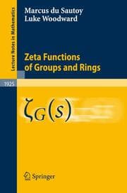 Cover von Zeta Functions of Groups and Rings