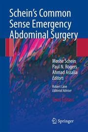 Cover von Schein's Common Sense Emergency Abdominal Surgery