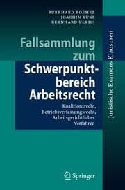 Cover von Fallsammlung zum Schwerpunktbereich Arbeitsrecht