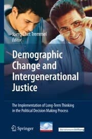Cover von Demographic Change and Intergenerational Justice