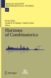 Cover von Horizons of Combinatorics