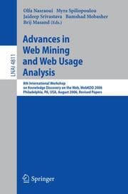 Cover von Advances in Web Mining and Web Usage Analysis