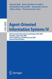 Cover von Agent-Oriented Information Systems IV