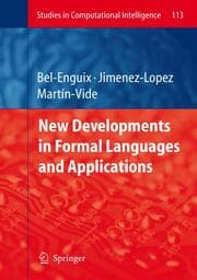 Cover von New Developments in Formal Languages and Applications