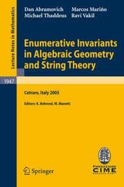 Cover von Enumerative Invariants in Algebraic Geometry and String Theory