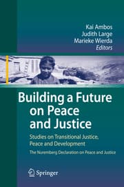 Cover von Building a Future on Peace and Justice