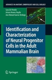 Cover von Identification and Characterization of Neural Progenitor Cells in the Adult Mammalian Brain