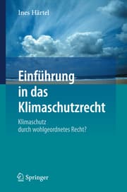 Cover von Einführung in das Klimaschutzrecht