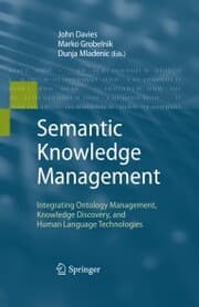 Cover von Semantic Knowledge Management