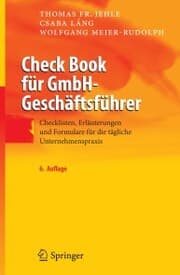 Cover von Check Book für GmbH-Geschäftsführer