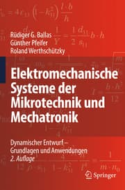 Cover von Elektromechanische Systeme der Mikrotechnik und Mechatronik