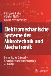 Cover von Elektromechanische Systeme der Mikrotechnik und Mechatronik