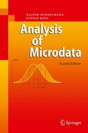 Cover von Analysis of Microdata
