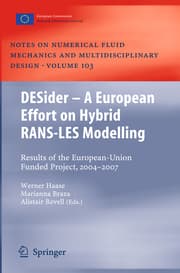 Cover von DESider - A European Effort on Hybrid RANS-LES Modelling