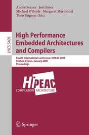 Cover von High Performance Embedded Architectures and Compilers