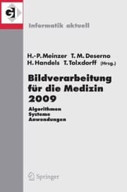 Cover von Bildverarbeitung für die Medizin 2009