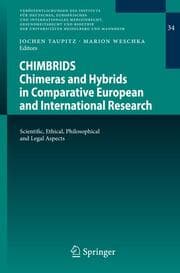 Cover von CHIMBRIDS - Chimeras and Hybrids in Comparative European and International Research