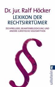 Cover von Lexikon der Rechtsirrtümer