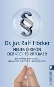 Cover von Neues Lexikon der Rechtsirrtümer