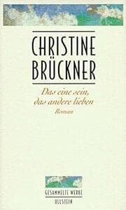 Cover von Das eine sein, das andere lieben