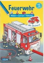 Cover von Feuerwehr: Malen, Lernen, Rätseln