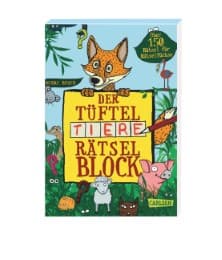 Cover von Der Tüftel-Tiere-Rätsel-Block