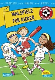 Cover von Fußball-Rätsel: Malspiele für Kicker