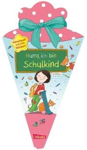 Cover von Hurra, ich bin Schulkind rosa/blau
