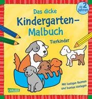 Cover von Das dicke Kindergarten-Malbuch: Tierkinder