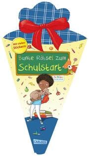 Cover von Bunte Rätsel zum Schulstart Blau