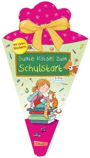 Cover von Bunte Rätsel zum Schulstart Rosa