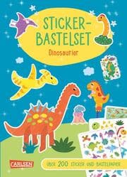 Cover von Sticker-Bastelset: Dinosaurier