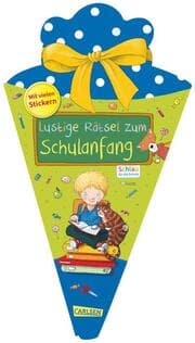 Cover von Lustige Rätsel zum Schulanfang - Schultüte blau