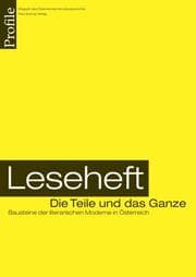 Cover von Die Teile und das Ganze - Leseheft