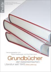 Cover von Grundbücher der österreichischen Literatur. Dritte Lieferung