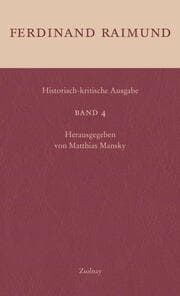 Cover von Historisch-kritische Ausgabe Band 4