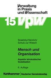 Cover von Mensch und Organisation