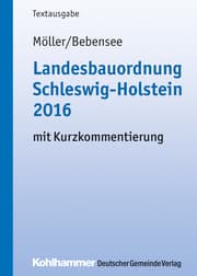 Cover von Landesbauordnung Schleswig-Holstein 2016
