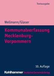 Cover von Kommunalverfassung Mecklenburg-Vorpommern