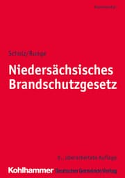 Cover von Niedersächsisches Brandschutzgesetz