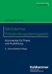 Cover von Sächsisches Polizeivollzugsdienstgesetz
