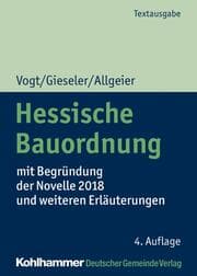 Cover von Hessische Bauordnung