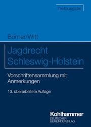 Cover von Jagdrecht Schleswig-Holstein