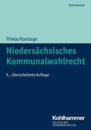 Cover von Niedersächsisches Kommunalwahlrecht